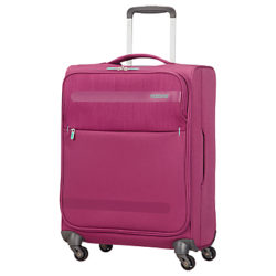 American Tourister Herolite Lifestyle 4-Spinner Wheel 55cm Cabin Suitcase Pomegranate